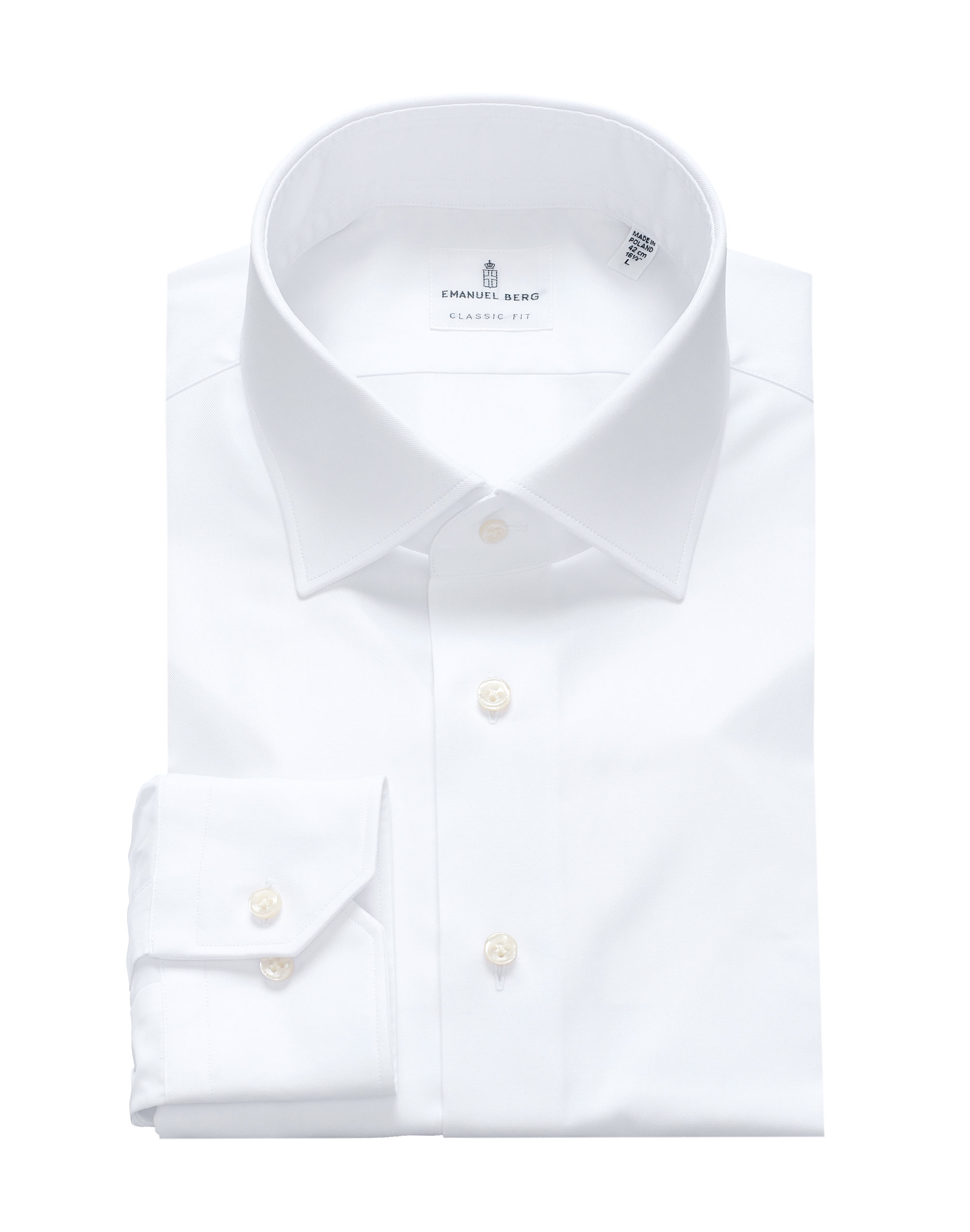 Fine Twill Classic Fit Dress Shirt with ...